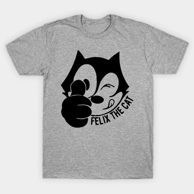 cat felix T-Shirt by ade05